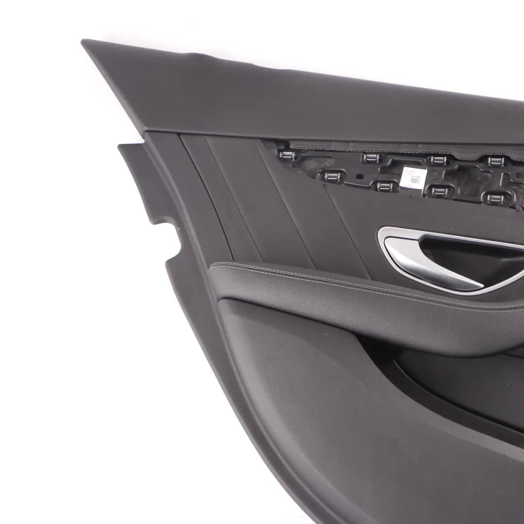 Rear Door Card Mercedes W205 Left N/S Trim Panel Cover AMG Line Leather Black - SKU A2057305301-1 - Part number A2057305301