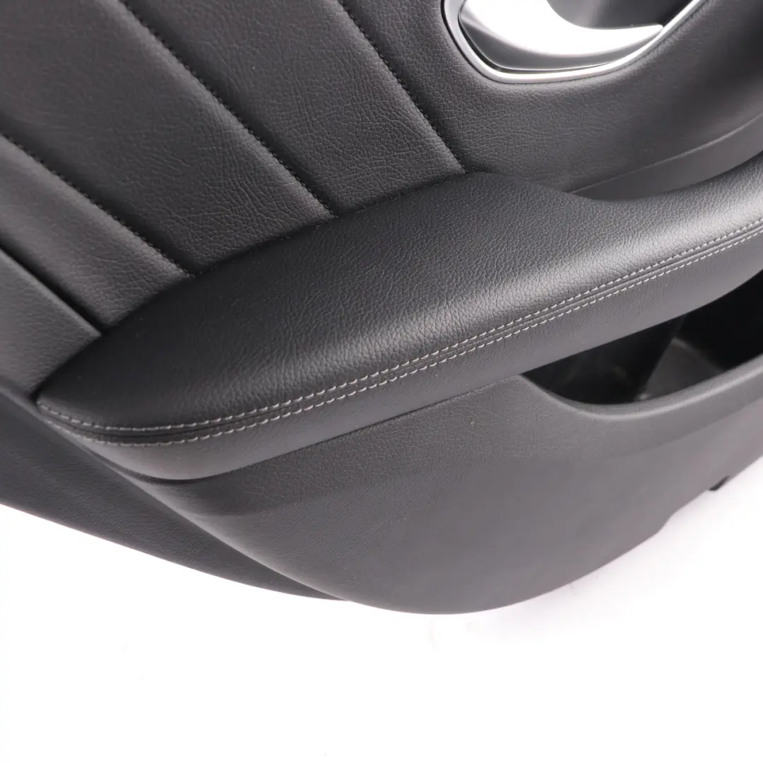 Door Card Mercedes W205 Left N/S Trim Panel Cover AMG Line Leather Black to Rear with Part number A2057305301 Rear Door Card Mercedes W205 Left N/S Trim Panel Cover AMG Line Leather Black - SKU A2057305301-1 - Part number A2057305301