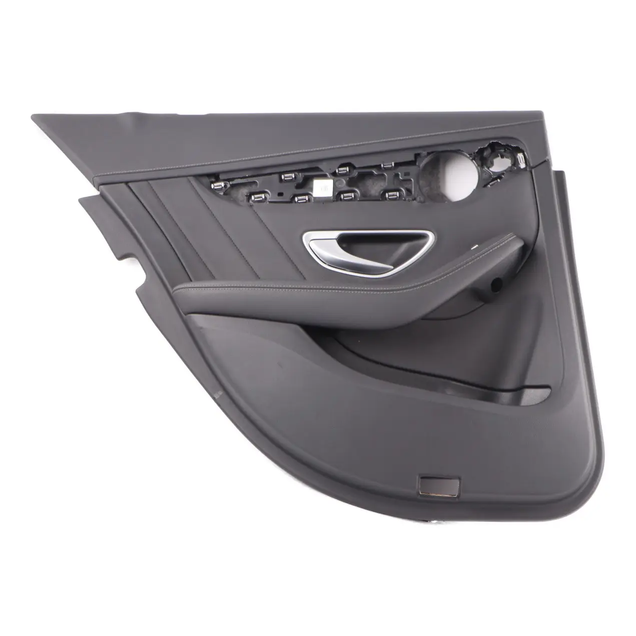 Tarjeta Puerta Trasera Mercedes W205 Izquierda Tapa Panel AMG Line Cuero Negro