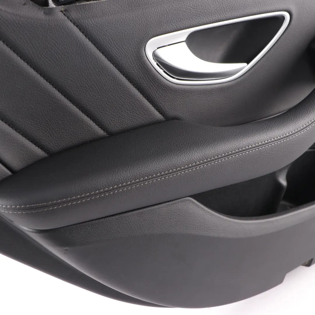 Door Card Mercedes W205 Left N/S Trim Panel Cover AMG Line Leather Black to Rear with Part number A2057305301 Rear Door Card Mercedes W205 Left N/S Trim Panel Cover AMG Line Leather Black - SKU A2057305301 - Part number A2057305301
