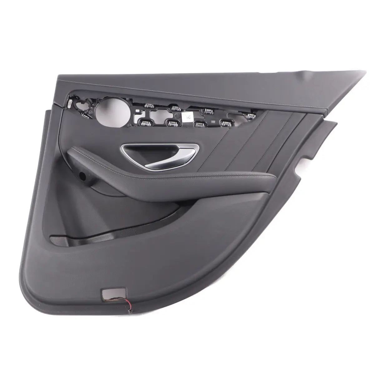 Scheda porta posteriore Mercedes W205 Destra Rivestimento AMG Line Pelle Nero