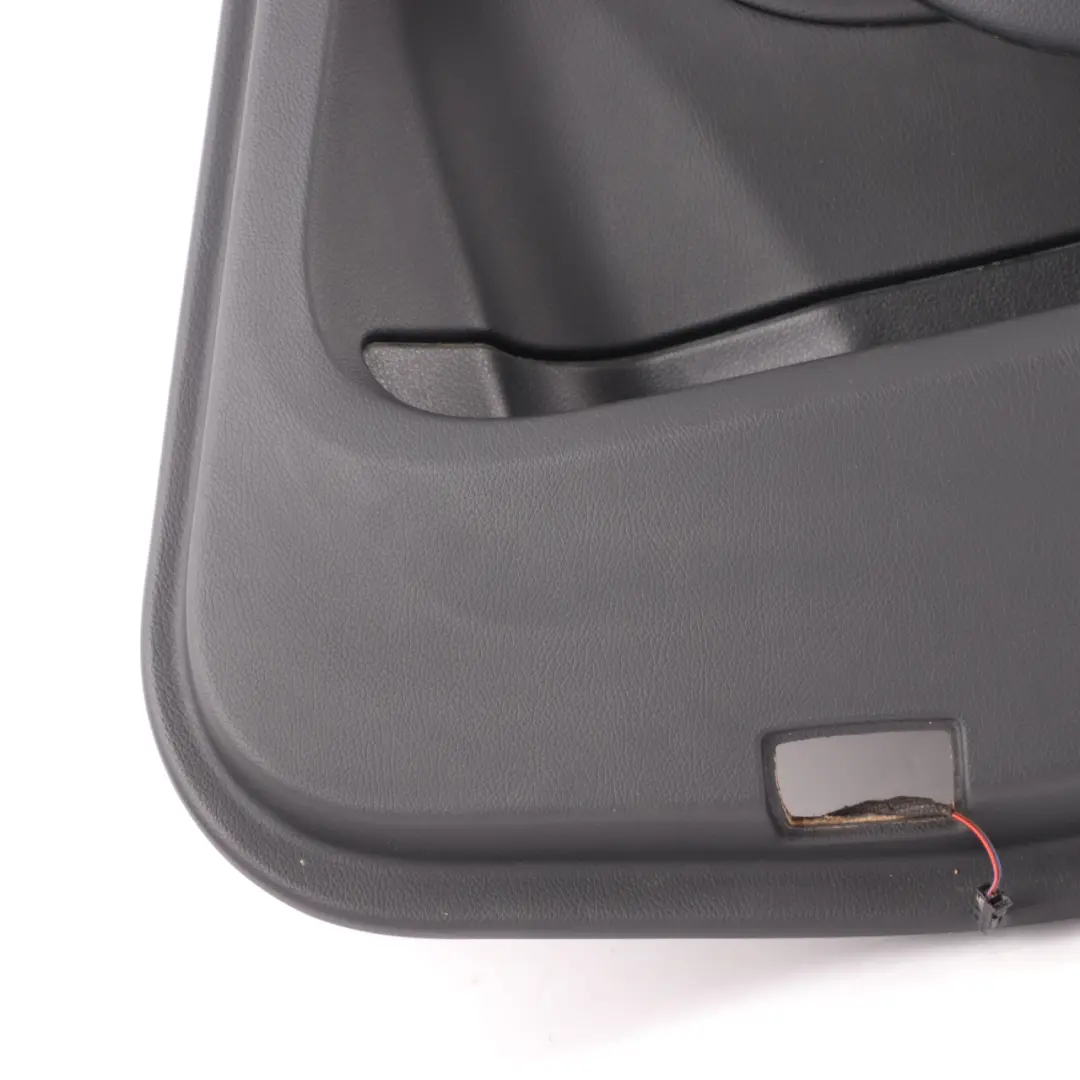 Rear Door Card Mercedes W205 Right O/S Trim Panel Cover AMG Line Leather Black - SKU A2057305401 - Part number A2057305401
