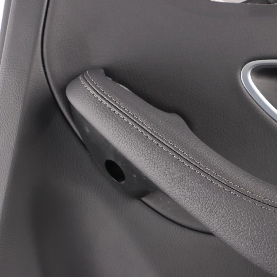 Mercedes W205 Boczek Tapicerka Drzwi Tył Prawy Skóra Czarny AMG - SKU A2057305401 - Numer Części A2057305401