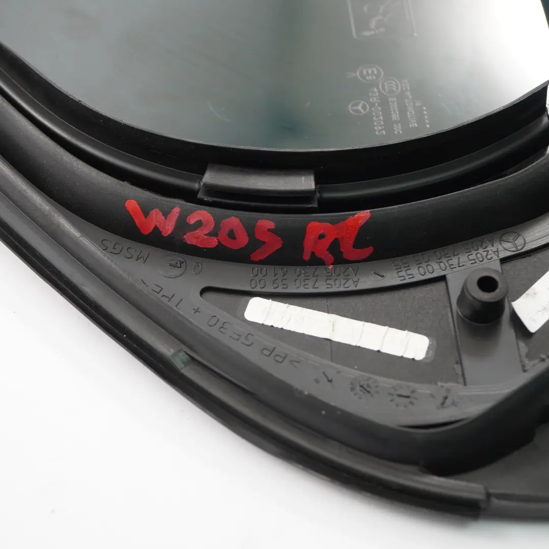 Mercedes W205 Limousine Fenster Glas Tür hinten links Schwarz - SKU A2057306100 - Teilenummer A2057306100