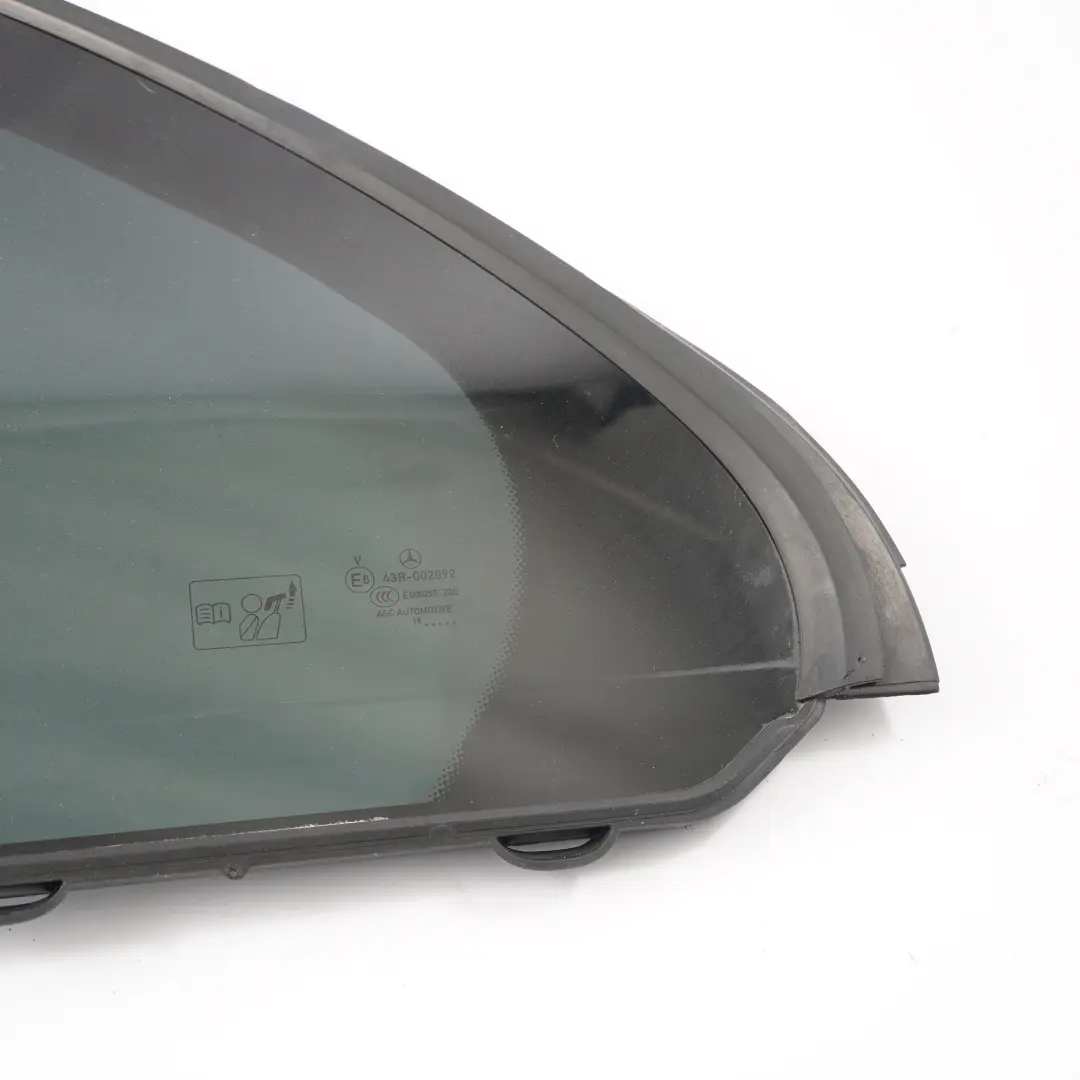 Mercedes W205 Saloon Window Glass Door Rear Left N/S Glazing Black - SKU A2057306100 - Part number A2057306100
