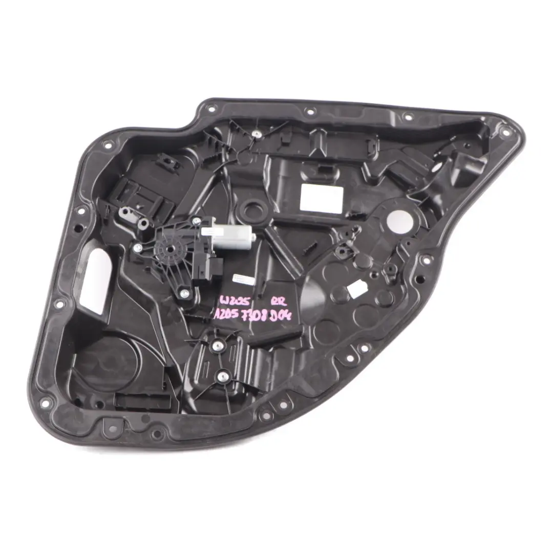 Right O/S Window Regulator Lifter Motor Panel to Mercedes W205 Rear with Part number A2057308004 Mercedes W205 Rear Right O/S Window Regulator Lifter Motor Panel - SKU A2057308004 - Part number A2057308004
