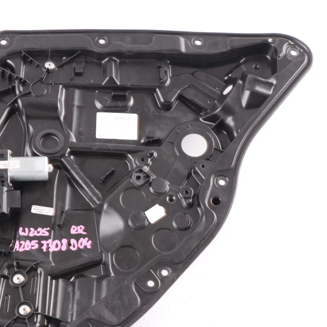  Mercedes-Benz C W205 Rear Right O/S Window Regulator Lifter Motor Panel - SKU A2057308004 - Part number A2057308004