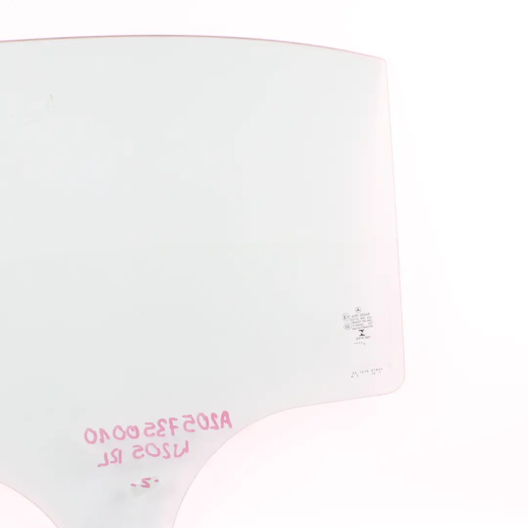 Vitrage Arrière Porte Gauche Vert Vitrage AS2 pour Mercedes W205 à propos du numéro de pièce A2057350010 Mercedes W205 Vitrage Arrière Porte Gauche Vert Vitrage AS2 - SKU A2057350010 - Numéro de pièce A2057350010
