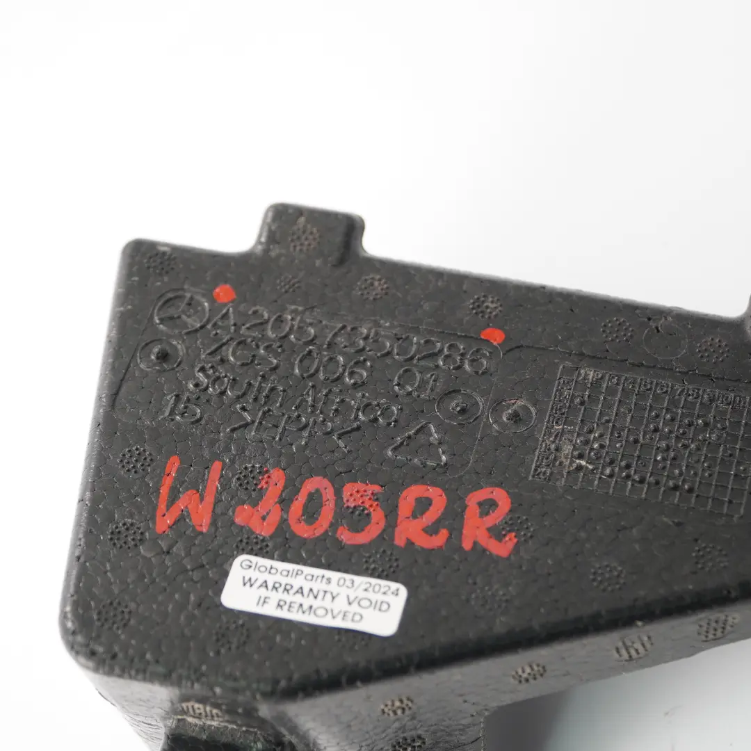 Mercedes W205 Door Foam Insulation Rear Right O/S Crashpad Absorber - SKU A2057350286 - Part number A2057350286