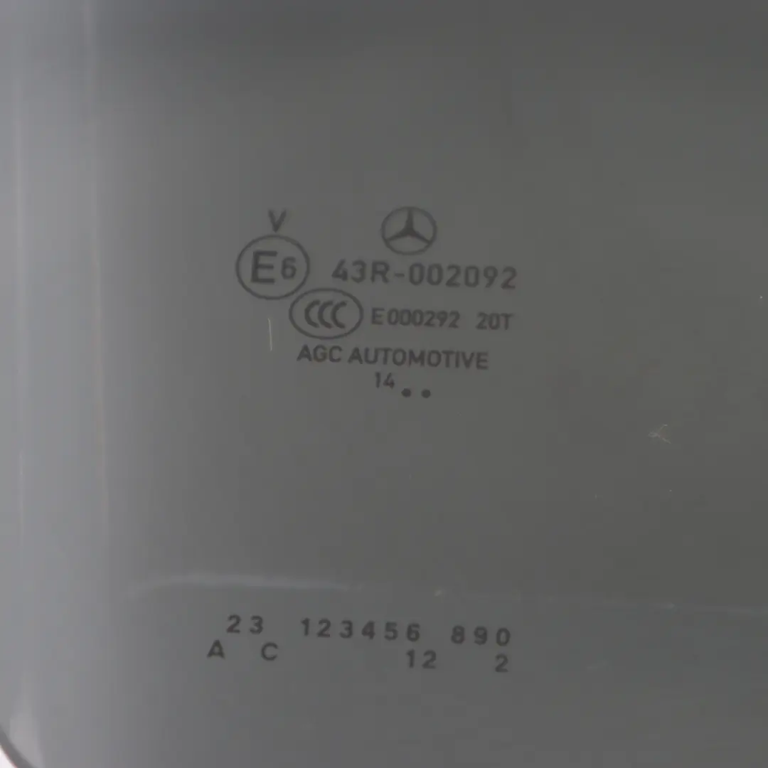 Mercedes S205 Vetro della porta posteriore destra colorati AS3 - SKU A2057350810 - Numero di parte A2057350810