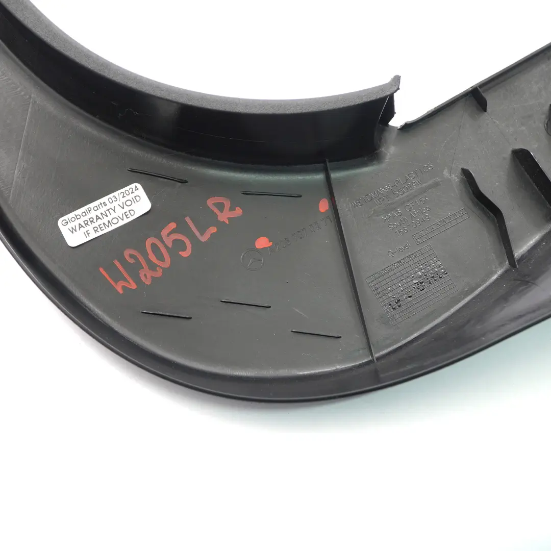 Door Window Weatherstrip Rear Right O/S Trim Seal to Mercedes W205 with Part number A2057370271 Mercedes W205 Door Window Weatherstrip Rear Right O/S Trim Seal - SKU A2057370271 - Part number A2057370271