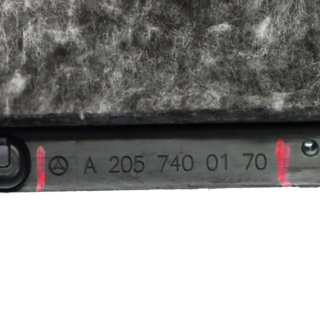 Embellecedor interior del portón trasero Panel interior maletero para Mercedes W205 con número de pieza A2057400170 Mercedes W205 Embellecedor interior del portón trasero Panel interior maletero - SKU A2057400170 - Número de pieza A2057400170