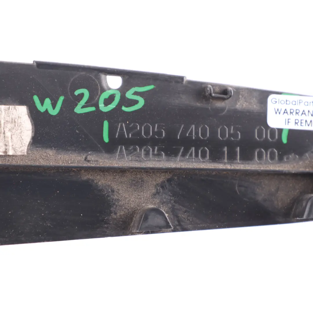 Mercedes W205 Boot Trunk Tailgate Licence Plate Handle Trim Strip A2057400500 - SKU A2057401200 - Part number A2057401200
