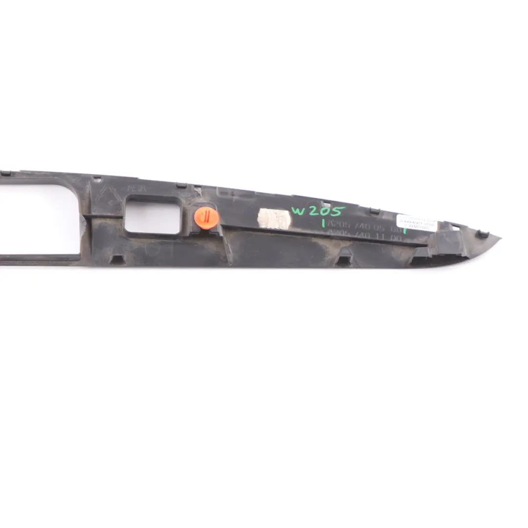 Mercedes W205 Boot Trunk Tailgate Licence Plate Handle Trim Strip A2057400500 - SKU A2057401200 - Part number A2057401200