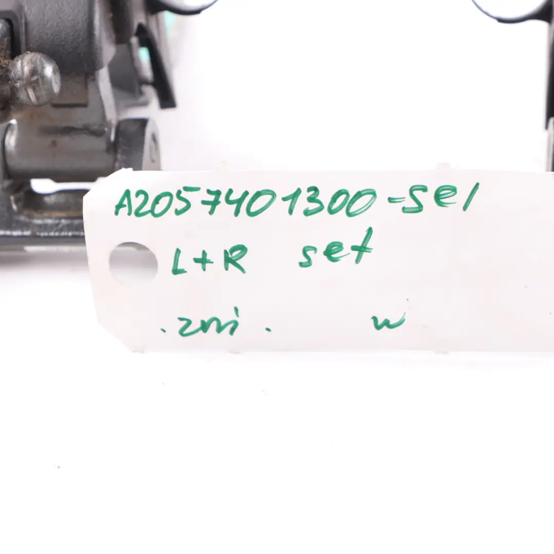 Trunk Lid Hinge Right Left Set Selenite Grey 992 Set A2057401400 to Mercedes S205 with Part number A2057401300 Mercedes S205 Trunk Lid Hinge Right Left Set Selenite Grey 992 Set A2057401400 - SKU A2057401300-SEL - Part number A2057401300