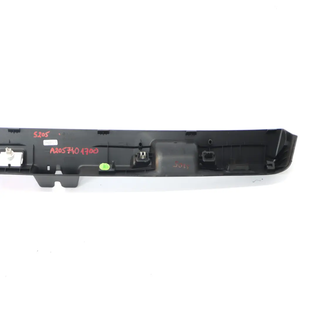  Pull Handle Mercedes S205 Estate Trunk Lid Lower Trim Switch Panel - SKU A2057401700 - Part number A2057401700