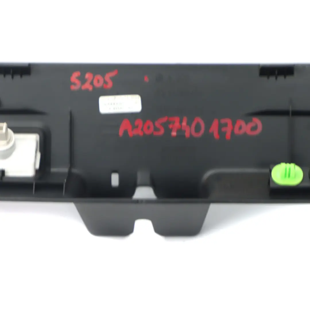  Pull Handle Mercedes S205 Estate Trunk Lid Lower Trim Switch Panel - SKU A2057401700 - Part number A2057401700