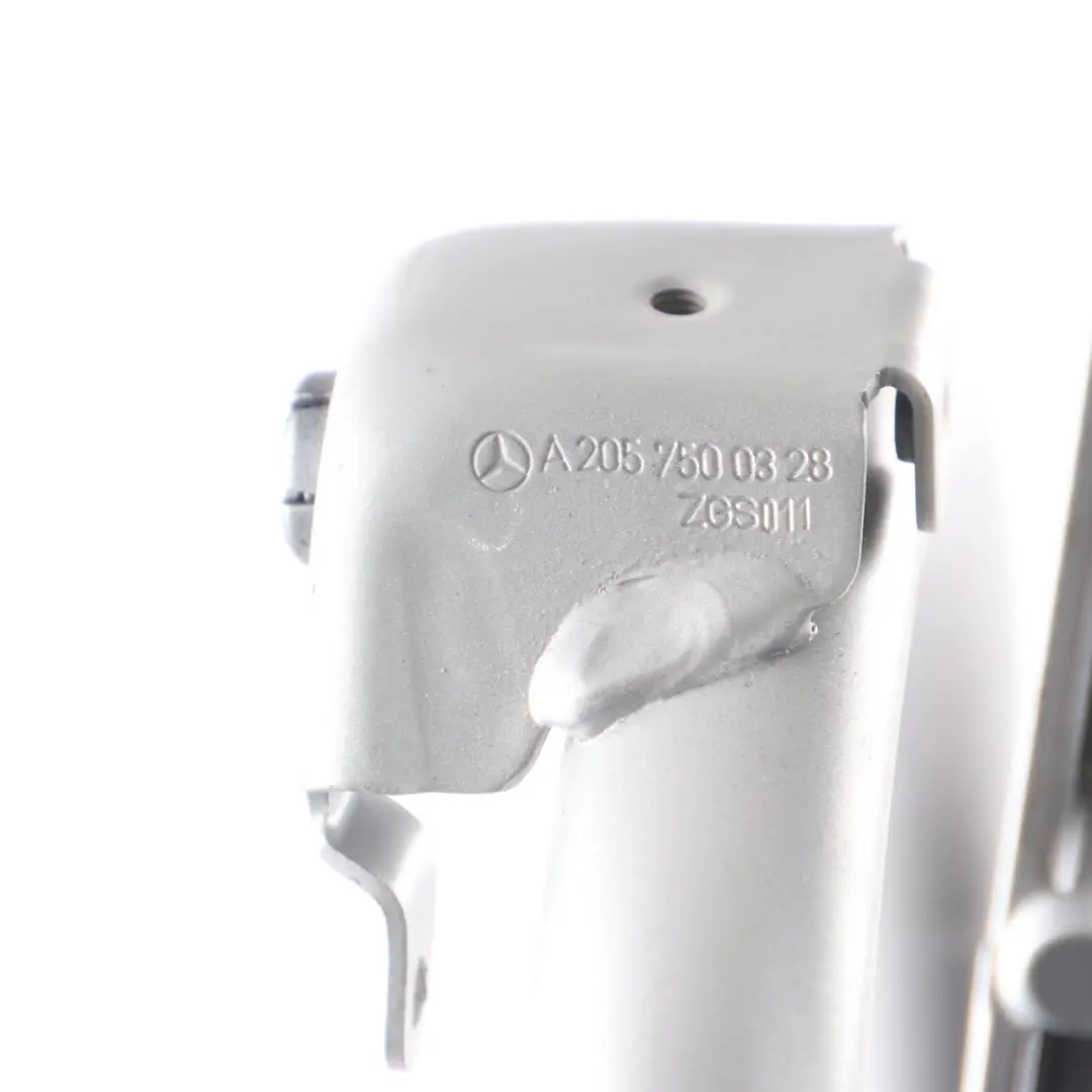 Mercedes W205 Cerniera portellone posteriore sinistro Silver 775 - SKU A2057500328-IRS - Numero di parte A2057500328