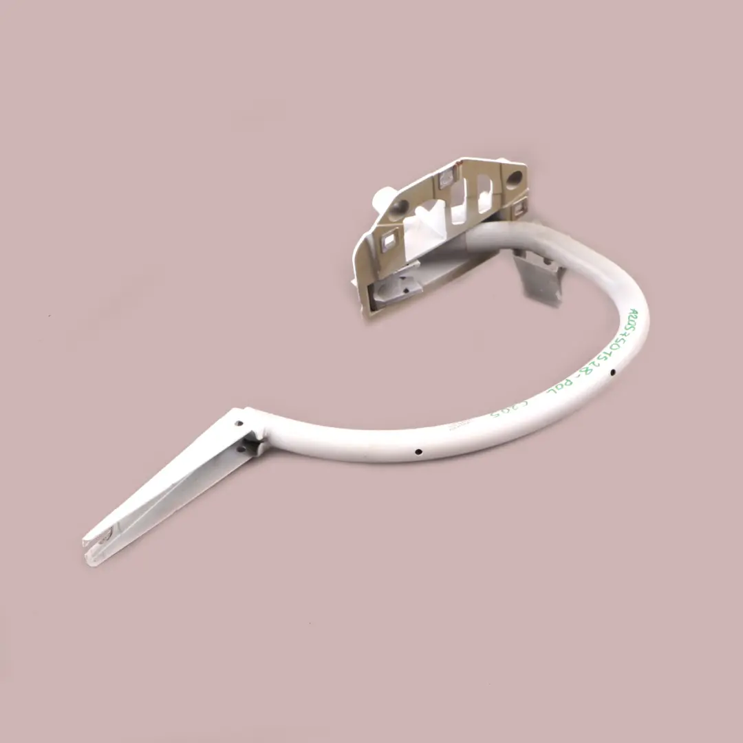 Left N/S Boot Hinge Polar White - 149 to Mercedes C205 Rear with Part number A2057501528 Mercedes C205 Rear Left N/S Boot Hinge Polar White - 149 - SKU A2057501528-POL - Part number A2057501528