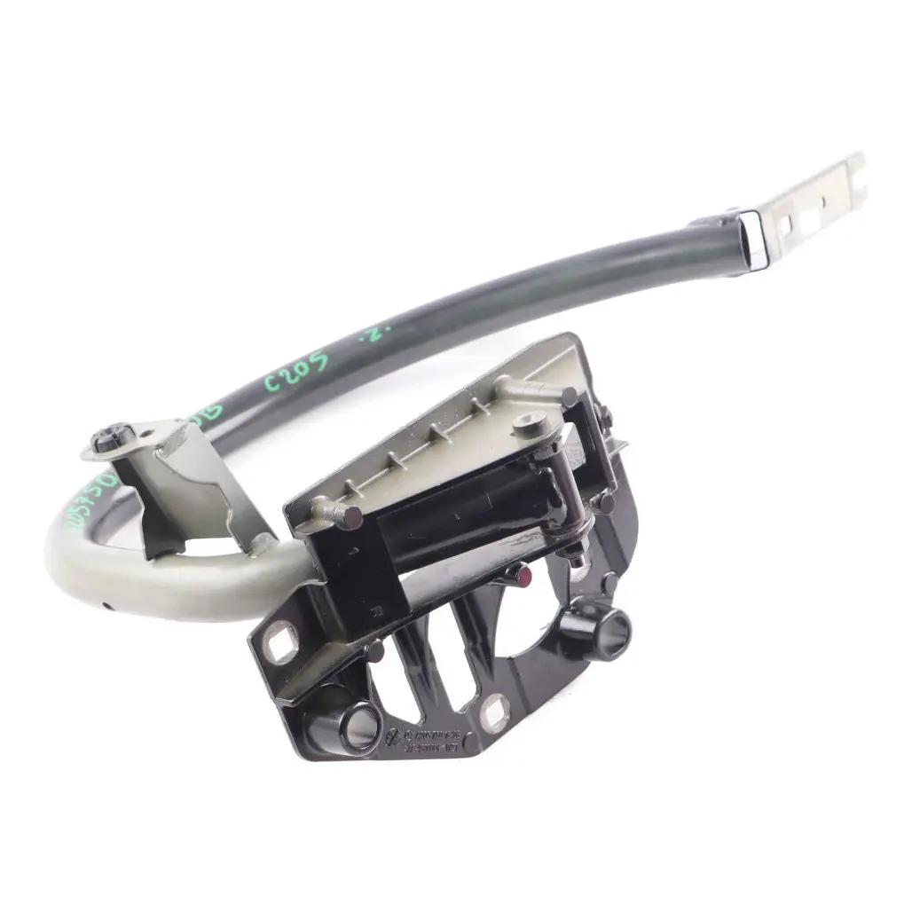 Mercedes C205 Trunk Lid Hinge Bracket Right O/S Obsidian Black 197 - SKU A2057501628-OB - Part number A2057501628