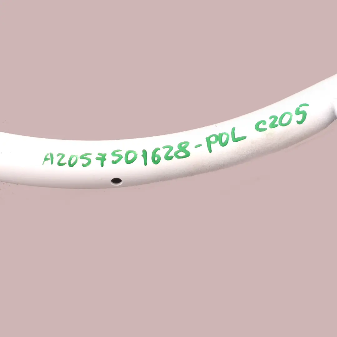 Bootlid Hinge Rear Right Polar White - 149 to Mercedes W205 with Part number A2057501628 Mercedes W205 Bootlid Hinge Rear Right Polar White - 149 - SKU A2057501628-POL - Part number A2057501628