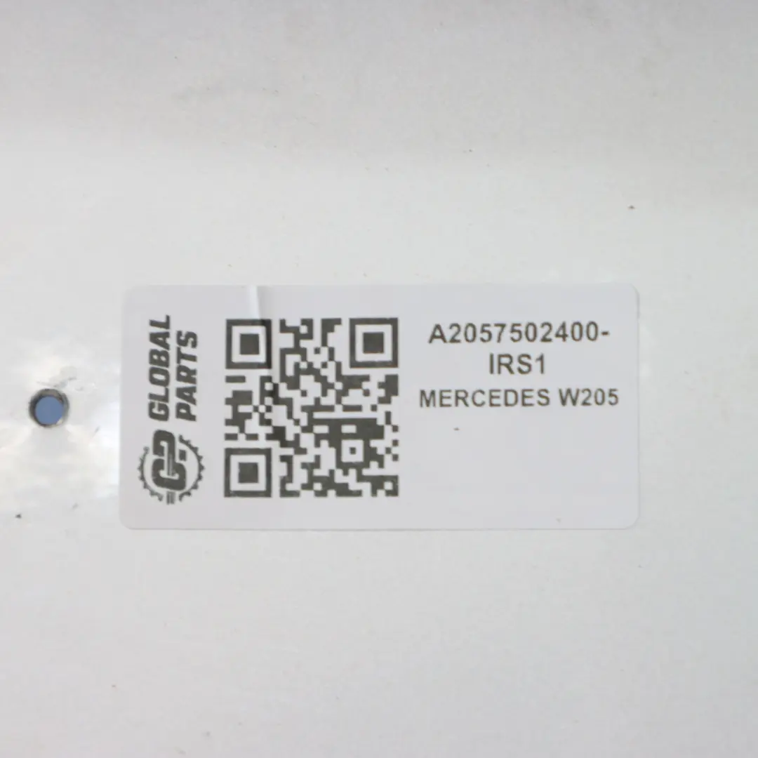 Mercedes W205 Boot Trunk Lid Tailgate Saloon Iridium Silver Metallic - 775 - SKU A2057502400-IRS1 - Part number A2057502400