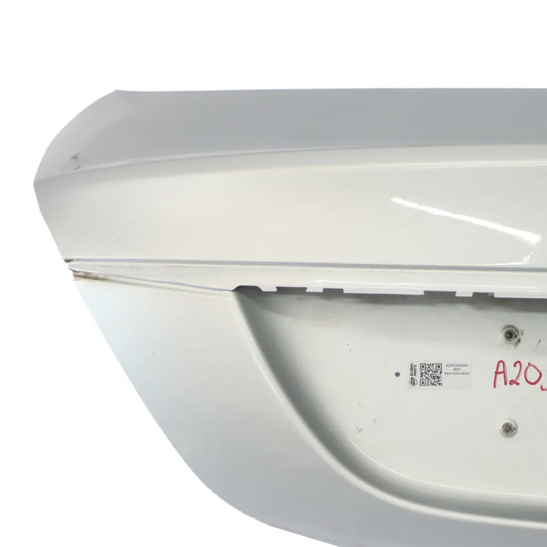 Mercedes W205 Boot Trunk Lid Tailgate Saloon Iridium Silver Metallic - 775 - SKU A2057502400-IRS1 - Part number A2057502400