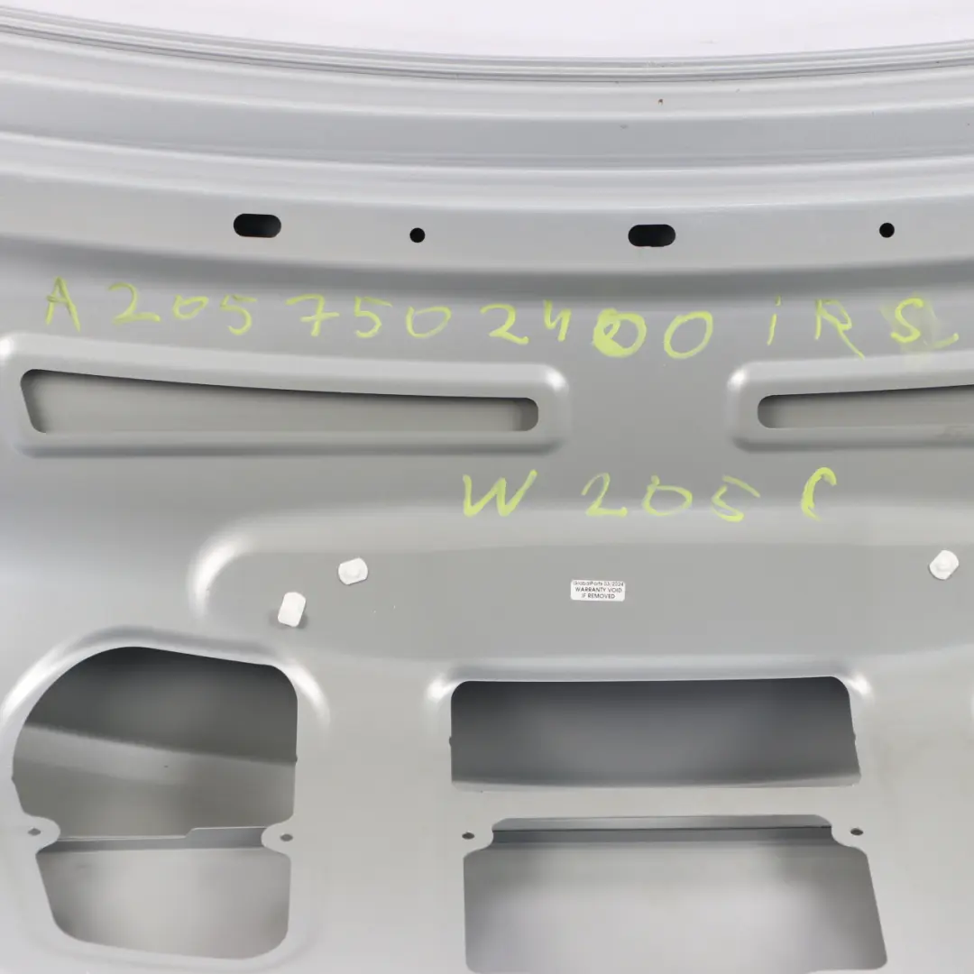 Boot Trunk Lid Tailgate Saloon Iridium Silver Metallic - 775 to Mercedes W205 with Part number A2057502400 Mercedes W205 Boot Trunk Lid Tailgate Saloon Iridium Silver Metallic - 775 - SKU A2057502400-IRS - Part number A2057502400