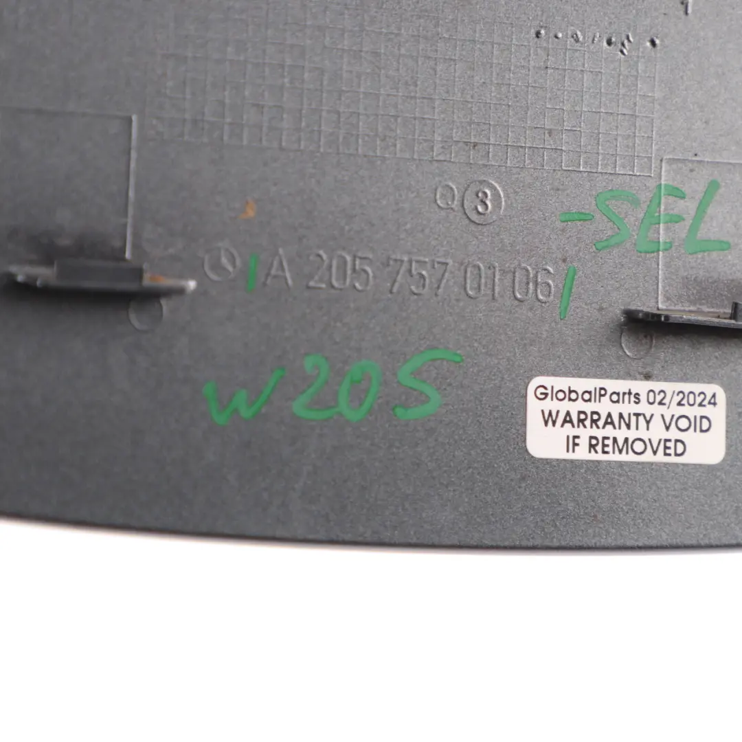 Mercedes W205 bouchon de remplissage de carburant gris sélénite 992 - SKU A2057570106-SEL - Numéro de pièce A2057570106