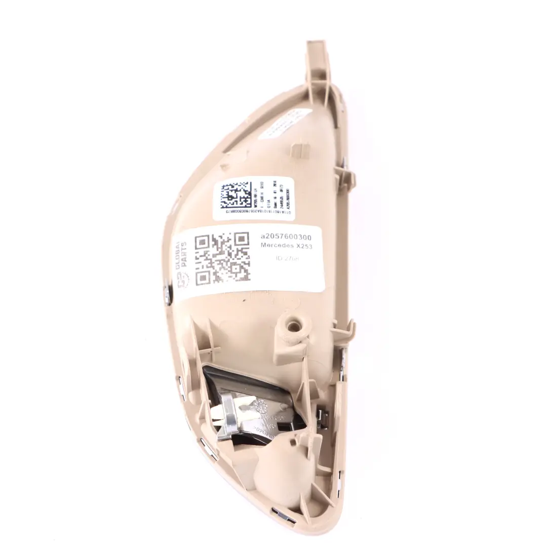 Maniglia porta interna posteriore sinistra per Mercedes W205 X253 con numero di parte A2057600300 Mercedes W205 X253 Maniglia porta interna posteriore sinistra - SKU A2057600300 - Numero di parte A2057600300