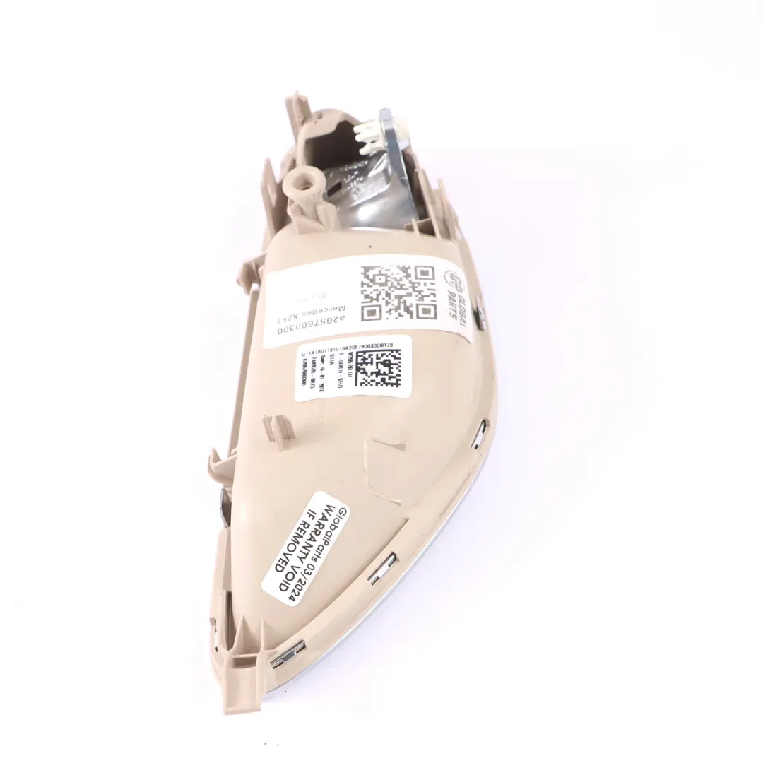 Poignée porte garniture intérieure arrière gauche pour Mercedes W205 X253 à propos du numéro de pièce A2057600300 Mercedes W205 X253 Poignée porte garniture intérieure arrière gauche - SKU A2057600300 - Numéro de pièce A2057600300