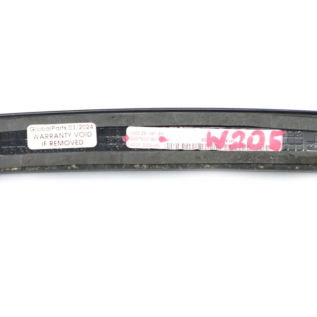 Mercedes W205 Heckspoiler AMG Kofferraum verkleidung Obsidian Schwarz 197 - SKU A2057900100-OB - Teilenummer A2057900100