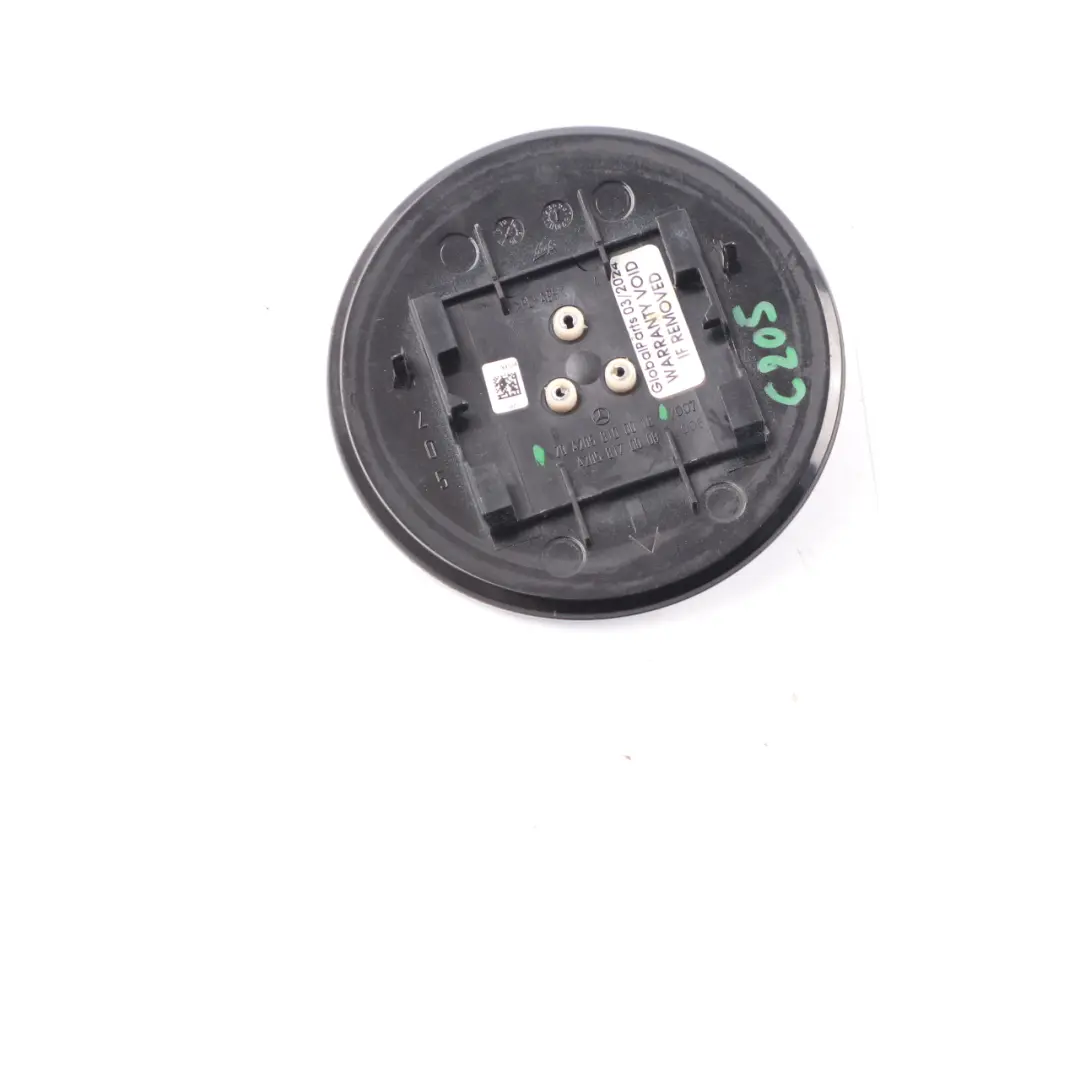 Mercedes C205 Maletero Tapa Portón Trasero Emblema Negro Obsidiana - SKU A2058100018-OB - Número de pieza A2058100018