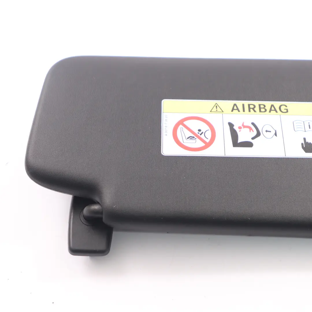  Aletta parasole Mercedes S205 Specchio sinistro nero con etichetta - SKU A2058100110 - Numero di parte A2058100110