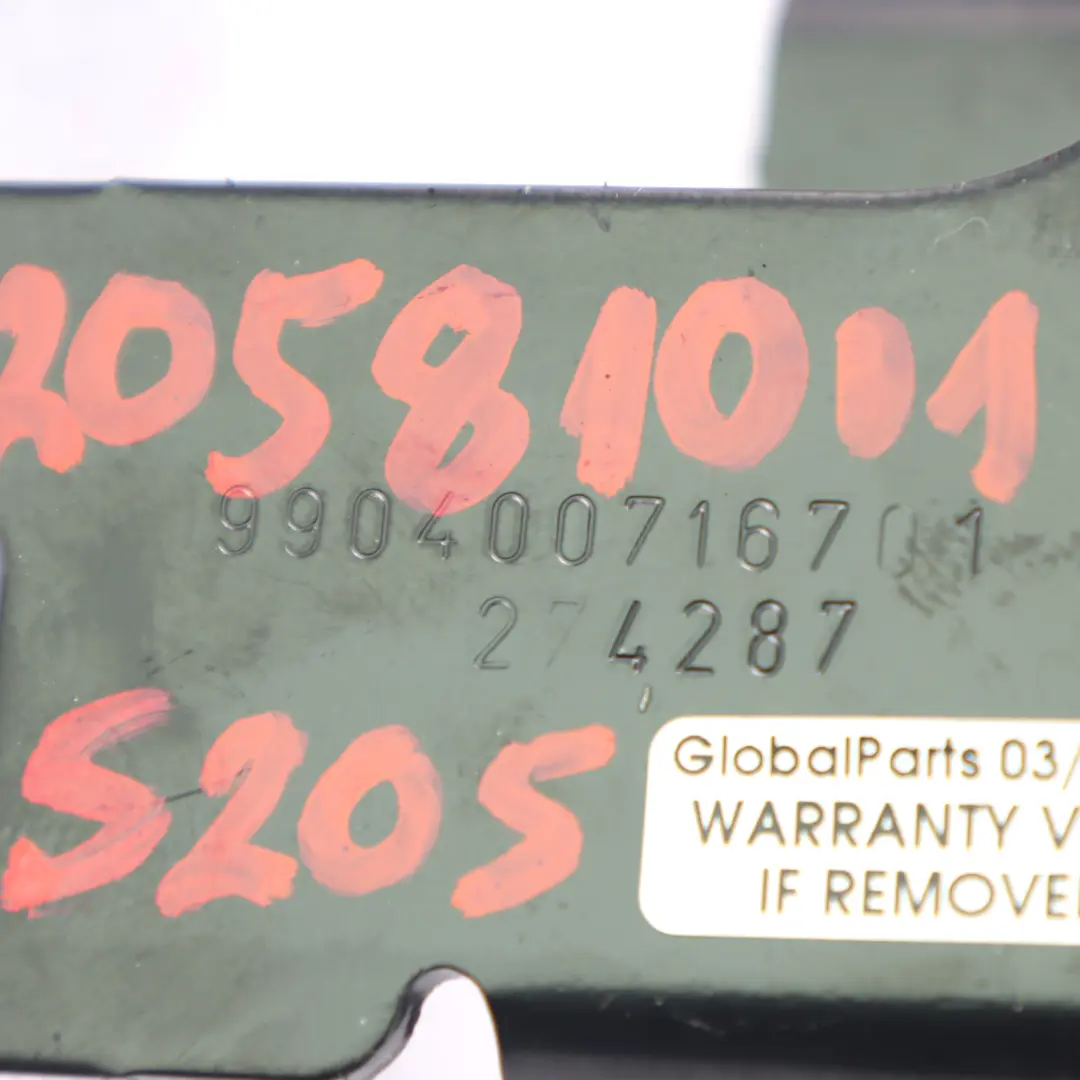  Halterung Mercedes S205 Doppelrollos Montageplatte links - SKU A2058100111 - Teilenummer A2058100111