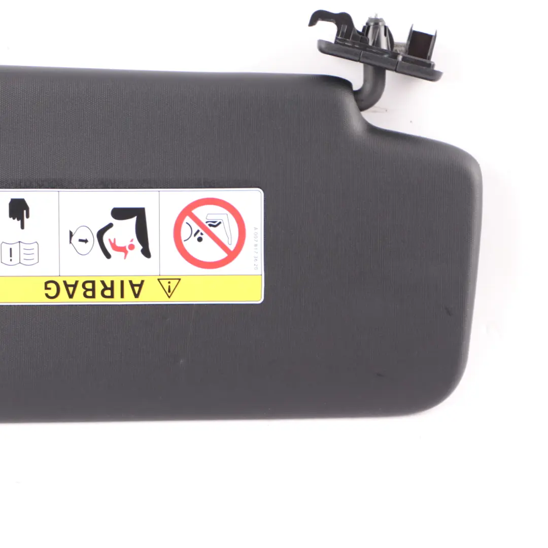 Mercedes W205 Sun Visor Mirror Panel Sunvisor Left N/S Cover Black - SKU A2058107304 - Part number A2058107304