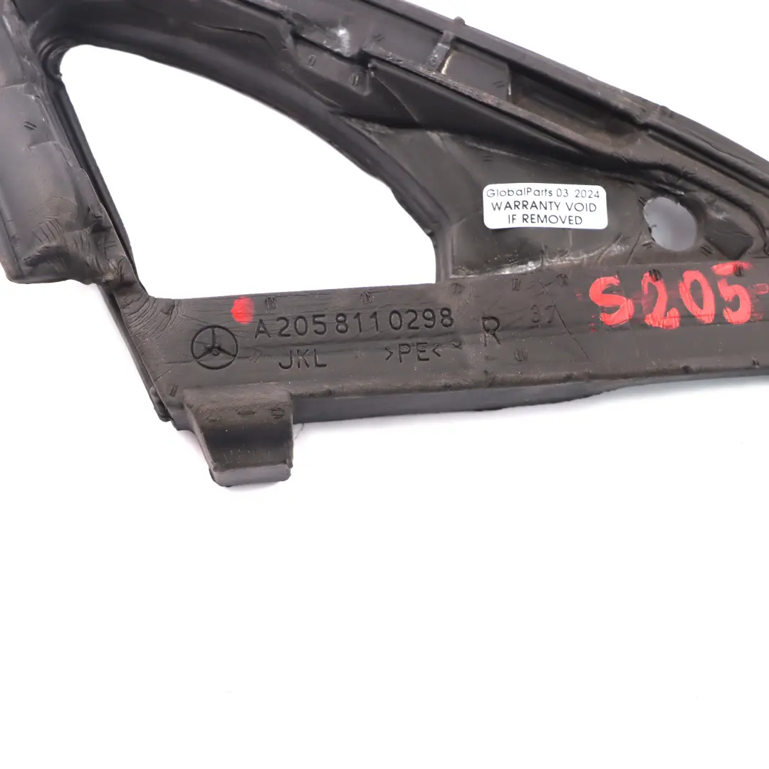 Mercedes W205 Porta anteriore Specchio guarnizione isolamento destro - SKU A2058110298 - Numero di parte A2058110298