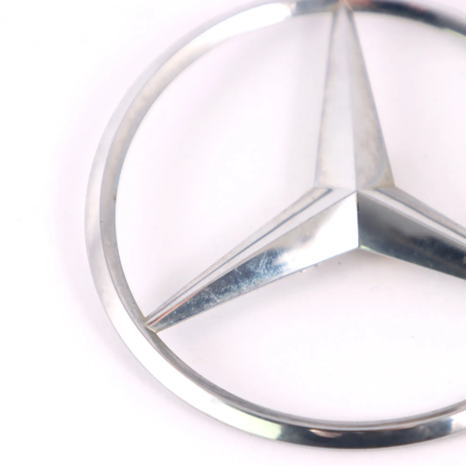 Distintivo Mercedes C205 Coperchio baule posteriore Emblema logo stella argento