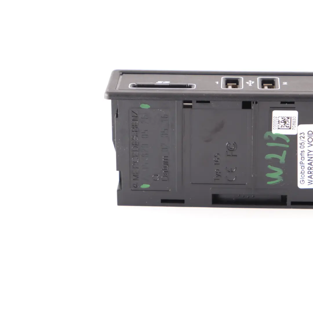 Mercedes W213 S213 Multimedia USB SD Card Reader Port Socket Module - SKU A2058200526 - Part number A2058200526