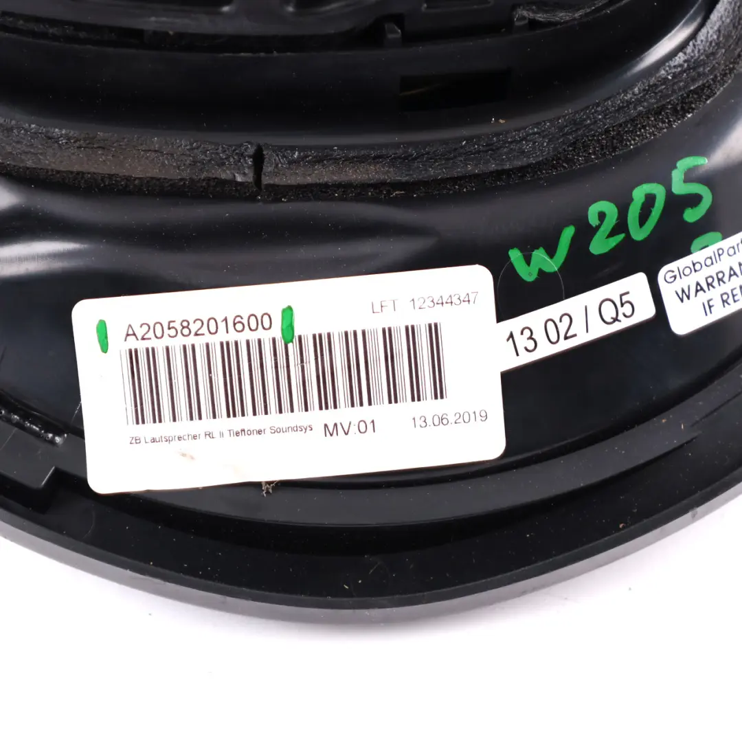 Front Door Speaker Left N/S Subwoofer to Mercedes GLC C253 X253 with Part number A2058201600 Mercedes GLC C253 X253 Front Door Speaker Left N/S Subwoofer - SKU A2058201600 - Part number A2058201600