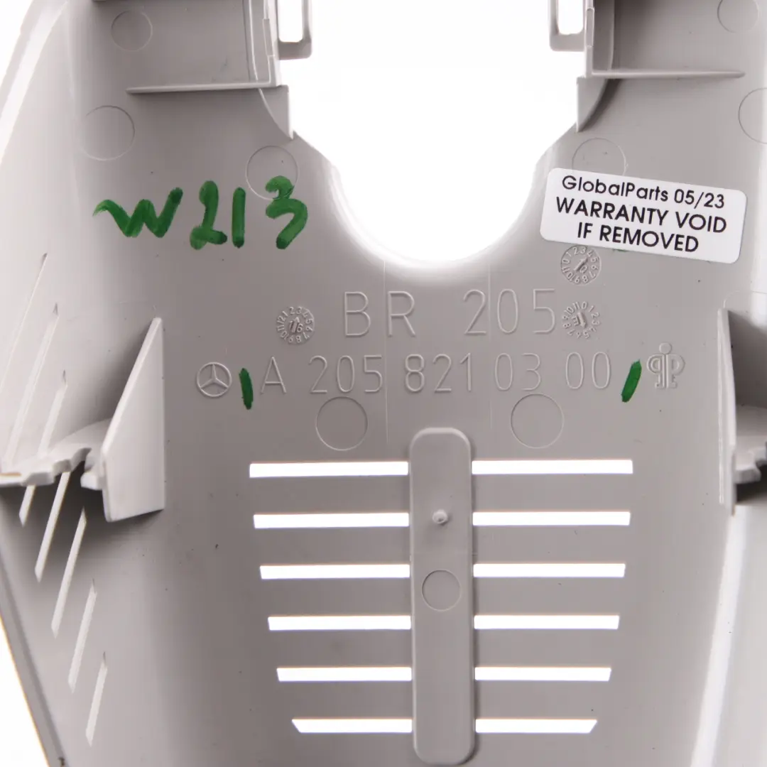  Mirror Cover Mercedes W205 W213 Rear View Interior Mirror Trim Grey - SKU A2058210300 - Part number A2058210300