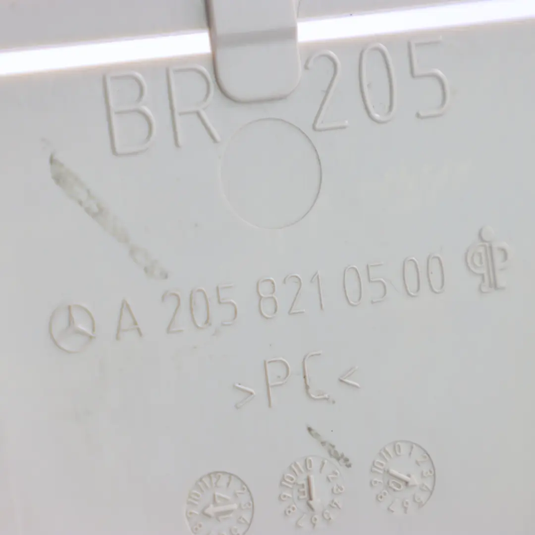  Garniture intérieure de pare-brise Mercedes X253 Capot de détecteur de pluie - SKU A2058210500-1 - Numéro de pièce A2058210500