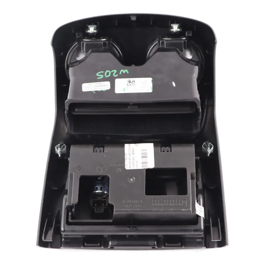 Consola Central Trasera Rejilla Aire Bandeja Negro para Mercedes W205 con número de pieza A2058300501 Mercedes W205 Consola Central Trasera Rejilla Aire Bandeja Negro - SKU A2058300501 - Número de pieza A2058300501