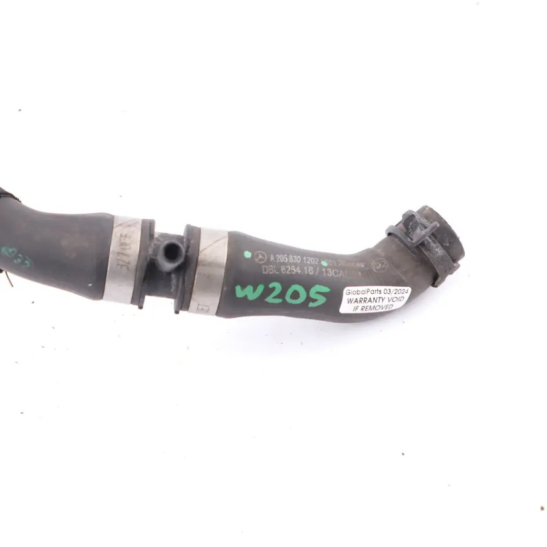  Hose Mercedes W205 Coolant Heater Hose Heating Water Line - SKU A2058301202 - Part number A2058301202