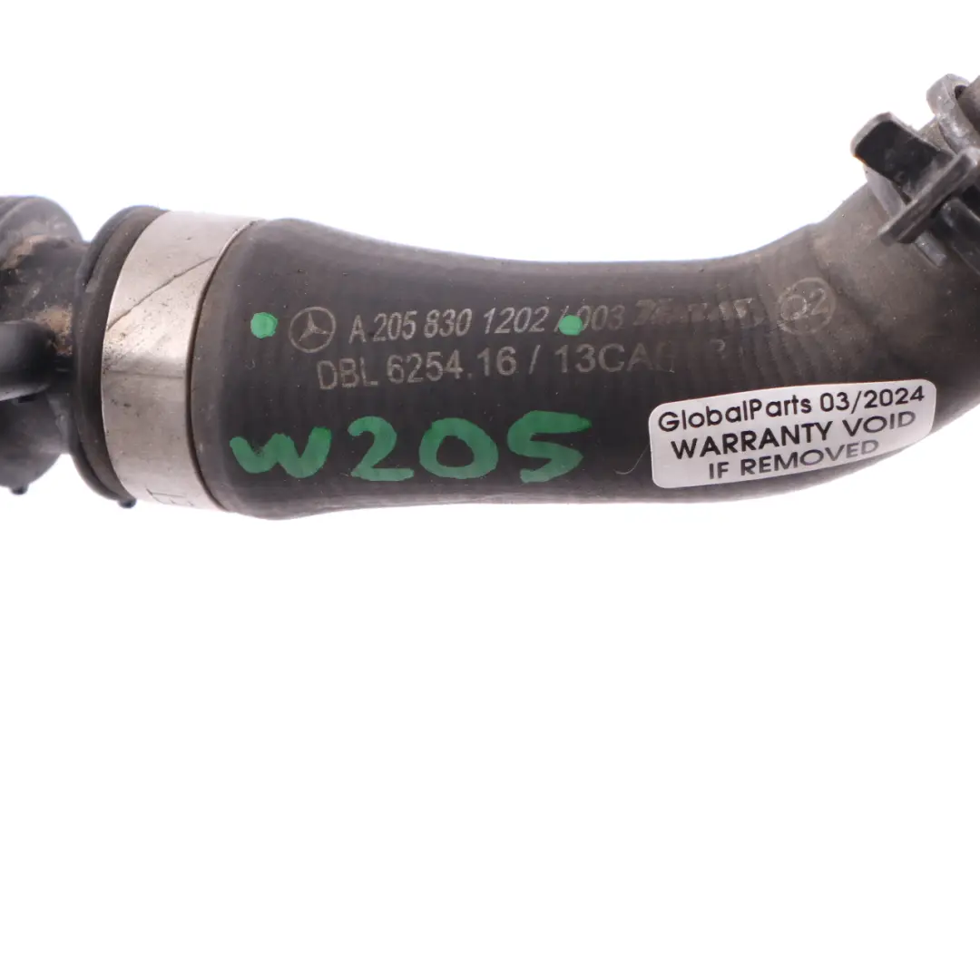 Przewód Rura Wąż Wody do Mercedes W205 o numerze A2058301202 Mercedes W205 Przewód Rura Wąż Wody - SKU A2058301202 - Numer Części A2058301202