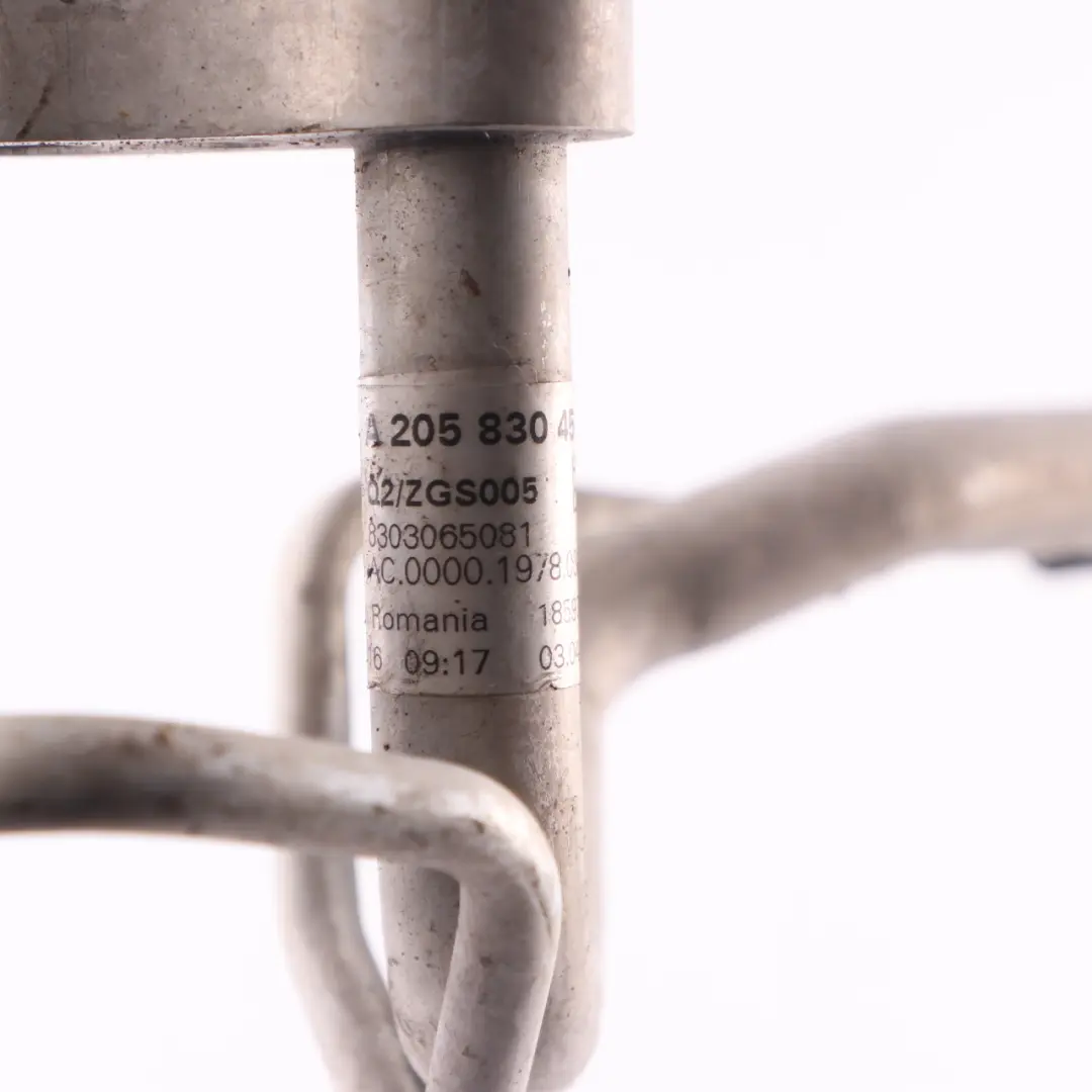 Conditioning Pipe Mercedes W205 Expansion Valve Refrigerant Line to Air with Part number A2058304502 Air Conditioning Pipe Mercedes W205 Expansion Valve Refrigerant Line - SKU A2058304502 - Part number A2058304502