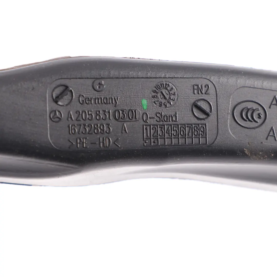 Duct Mercedes W205 Rear Passengers Ventilation Channel Left N/S to Air with Part number A2058310301 Air Duct Mercedes W205 Rear Passengers Ventilation Channel Left N/S - SKU A2058310301 - Part number A2058310301