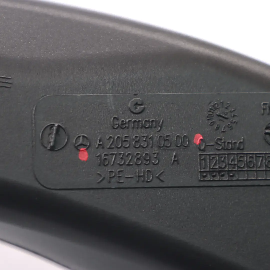 Canale aria cabina anteriore sinistra per Mercedes W205 con numero di parte A2058310500 Mercedes W205 Canale aria cabina anteriore sinistra - SKU A2058310500 - Numero di parte A2058310500