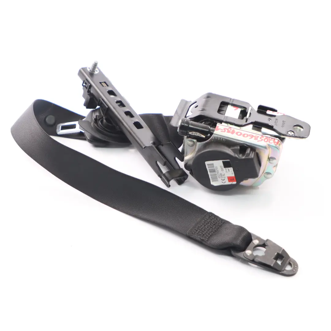 Seat Belt Mercedes W205 W253 Upper Belt Front Left N/S Black - SKU A2058600185-1 - Part number A2058600185