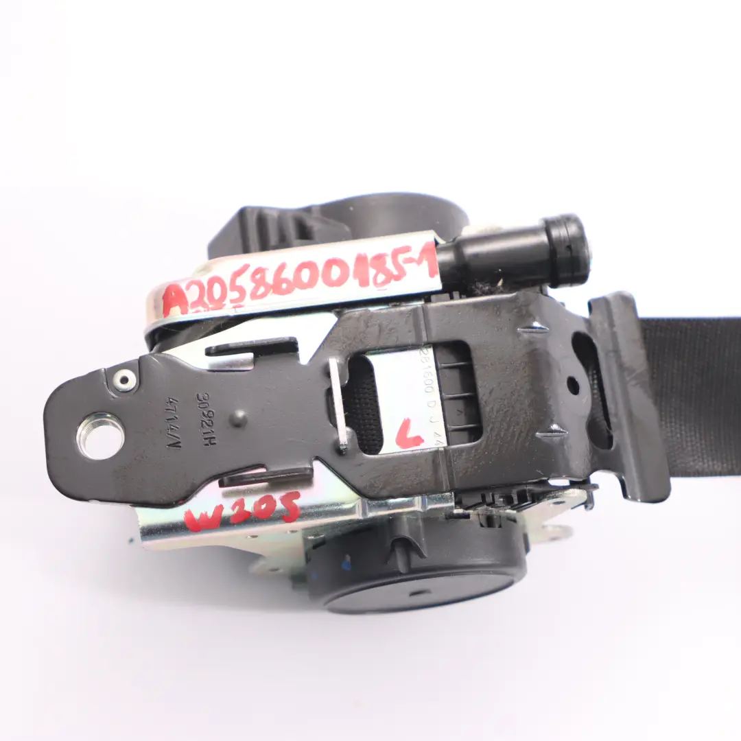 Seat Belt Mercedes W205 W253 Upper Belt Front Left N/S Black - SKU A2058600185-1 - Part number A2058600185